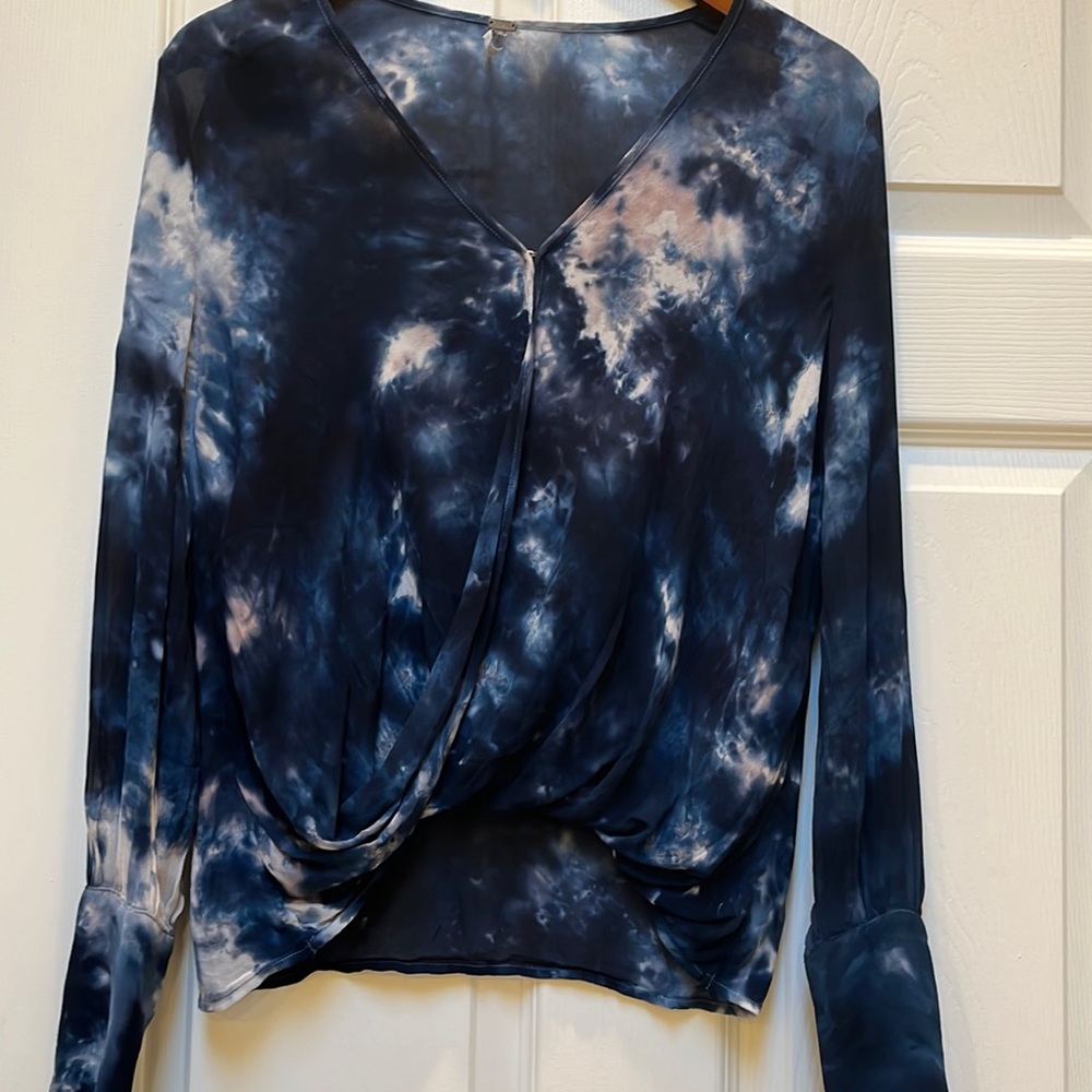 Beautiful tie due pattern blouse by YFB